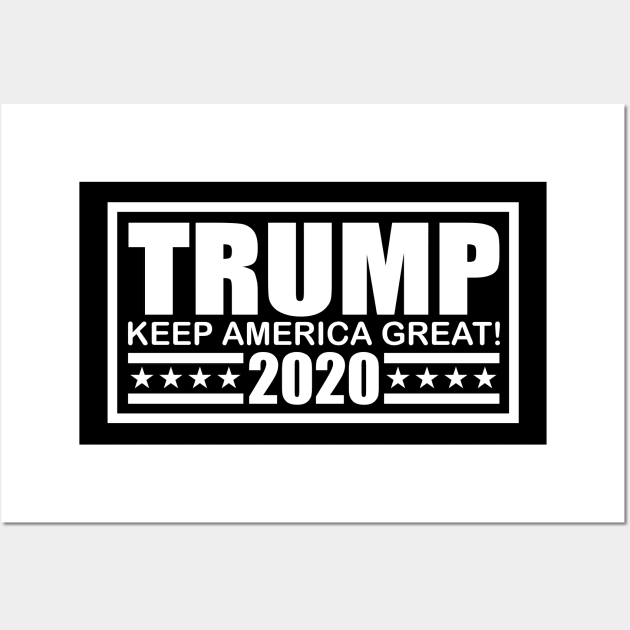 Trump Keep America Great Wall Art by Delightful Designs